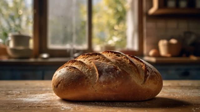 Recette de pain crouté sans oeufs, sans lait et sans gluten